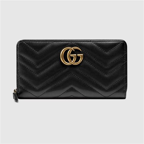 womens gucci zip around wallet|gucci marmont zip around wallet.